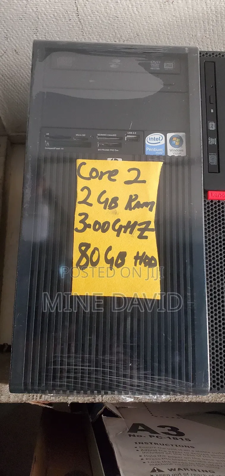Desktop Computer HP 2GB Intel Core 2 Duo HDD 256GB