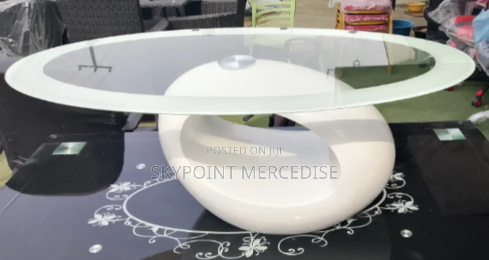 An Oval Center Table