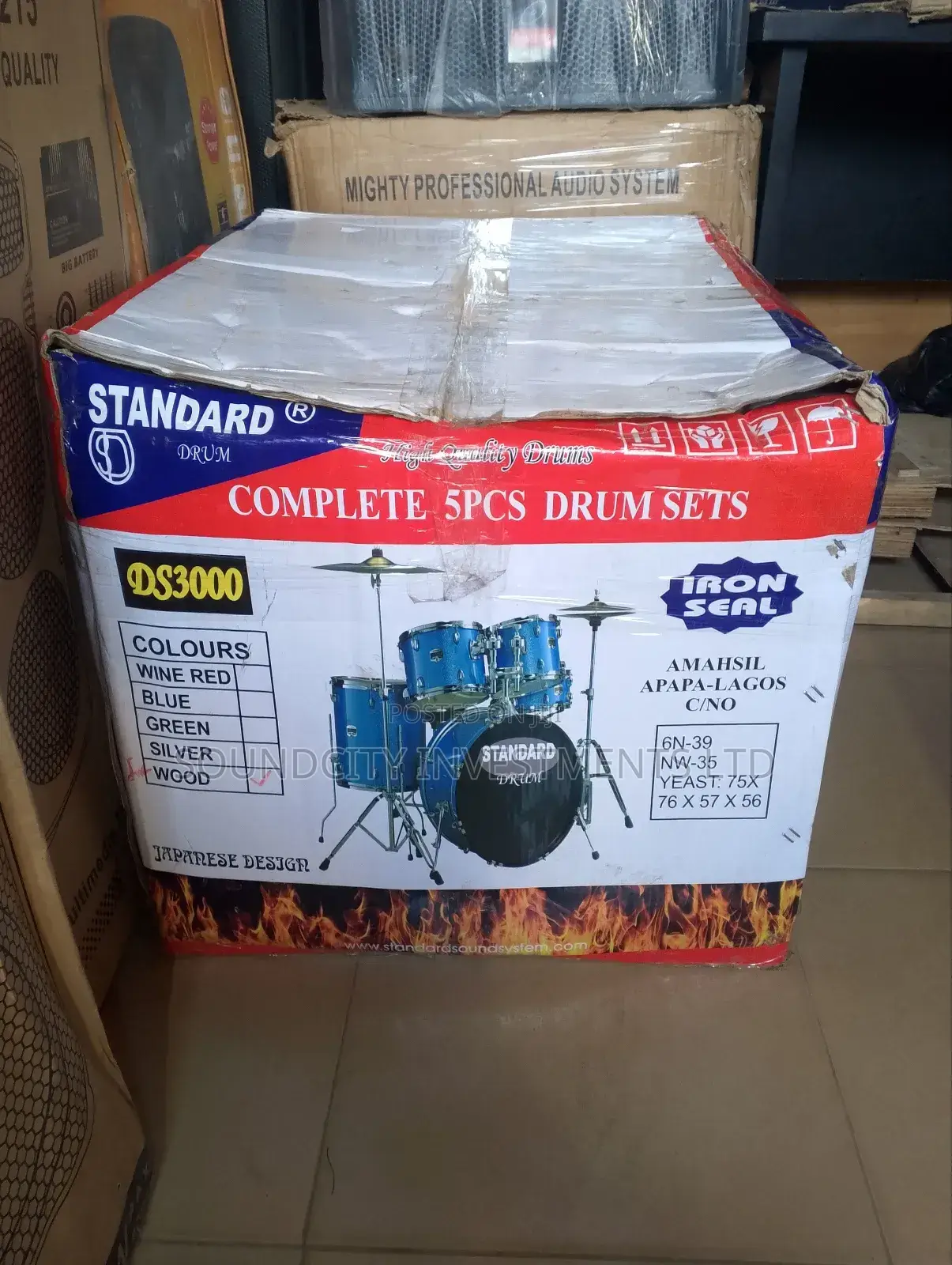 Standard Iron Seal 5pcs Drum Set