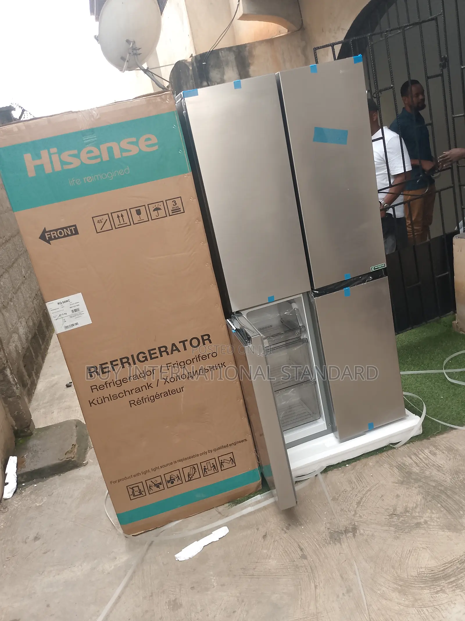 Hisense Cross-Door Fridge – Low Noise Operation