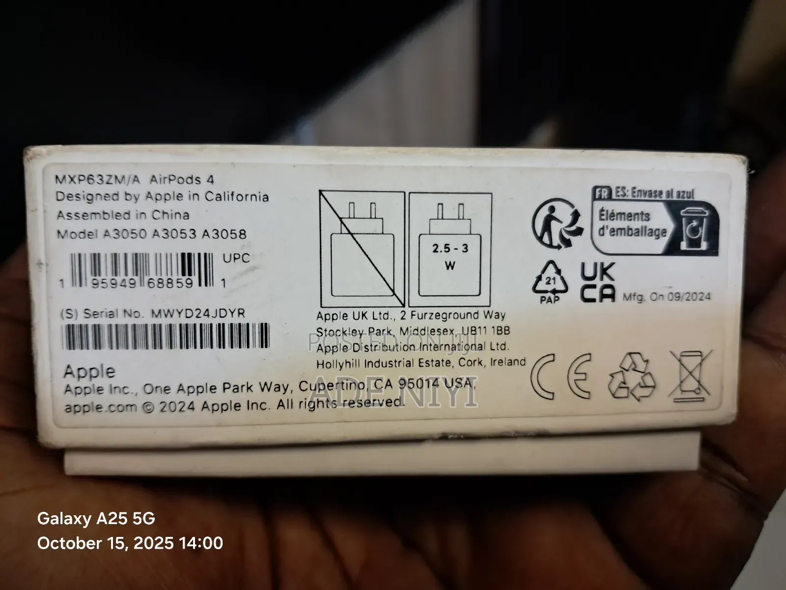 Authentic Apple Airpod2 Charging Case