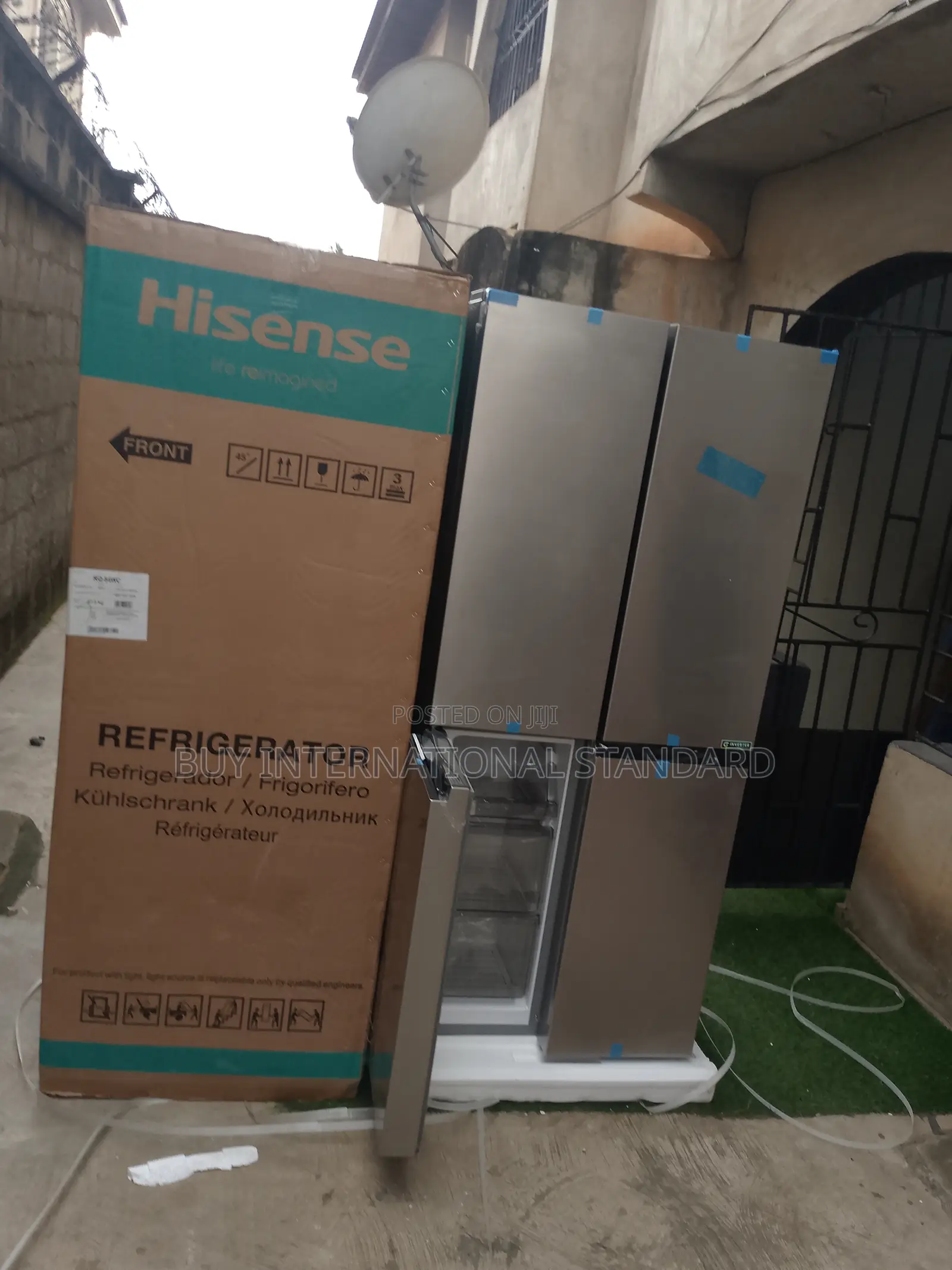 Hisense Cross-Door Refrigerator – Smart Temperature Control