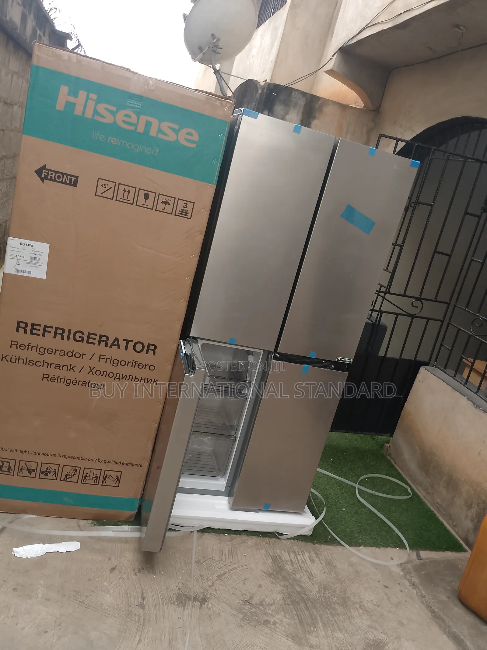 Hisense Cross-Door Fridge – Eco Friendly