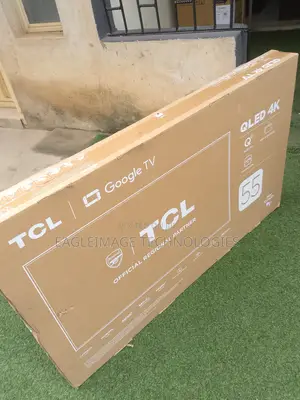 New TCL 55" Qled Google Tv With Wifi Bluetooth