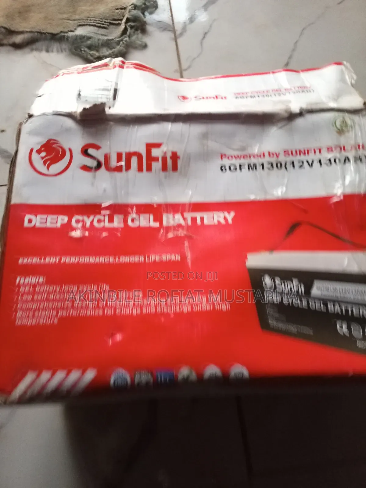 Sunfit Solar Battery