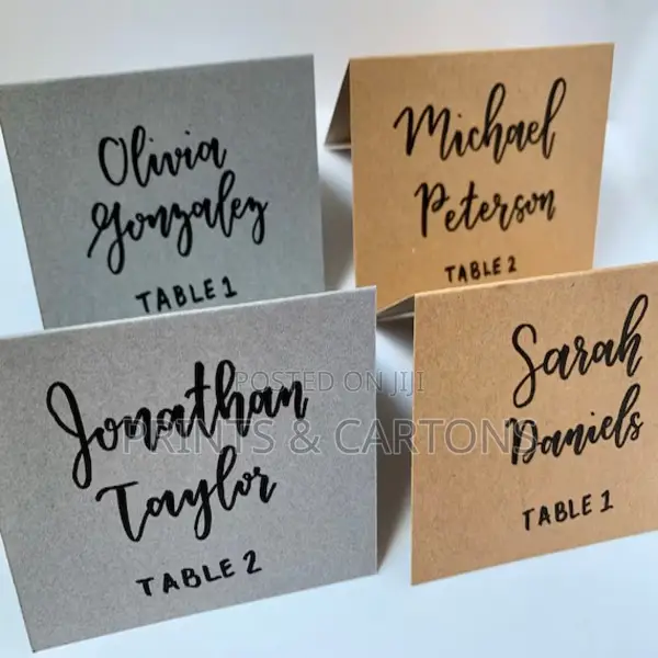 Table Tag Printing for Reserved Tables for sale - PRINTS & CARTONS ...