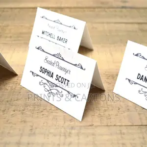 Printed Reserved Table Tag