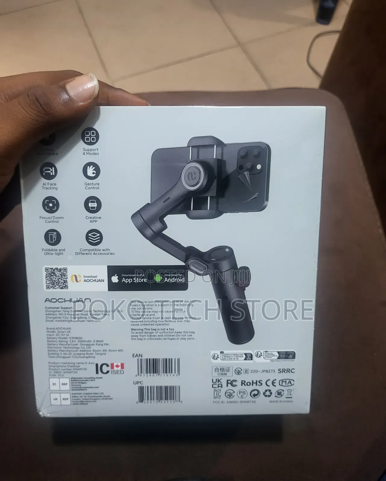 Smart Xe 3-axis Smartphone Stabilizer Phone Gimbal