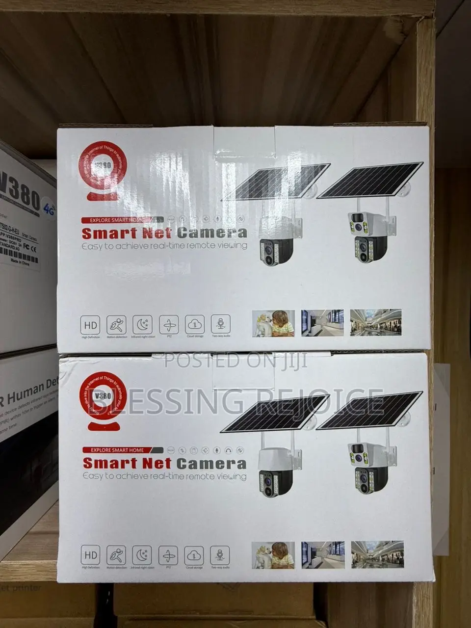 Smart Net CCTV Double Lens PTZ Solar Camera 4g