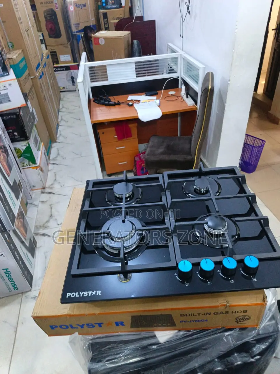 Polystar Pv-Jy60g Inset Gas Hob 4 Burner Type