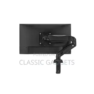 Smaat Ssn401bk Mechanical Spring Single Monitor Arm