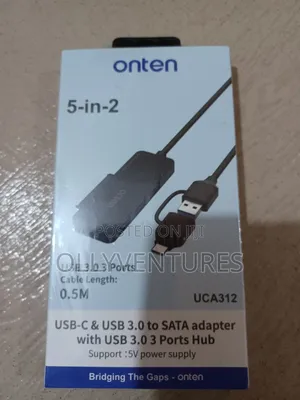 Onten 5 in 2 USB 3.0 3port Uca312