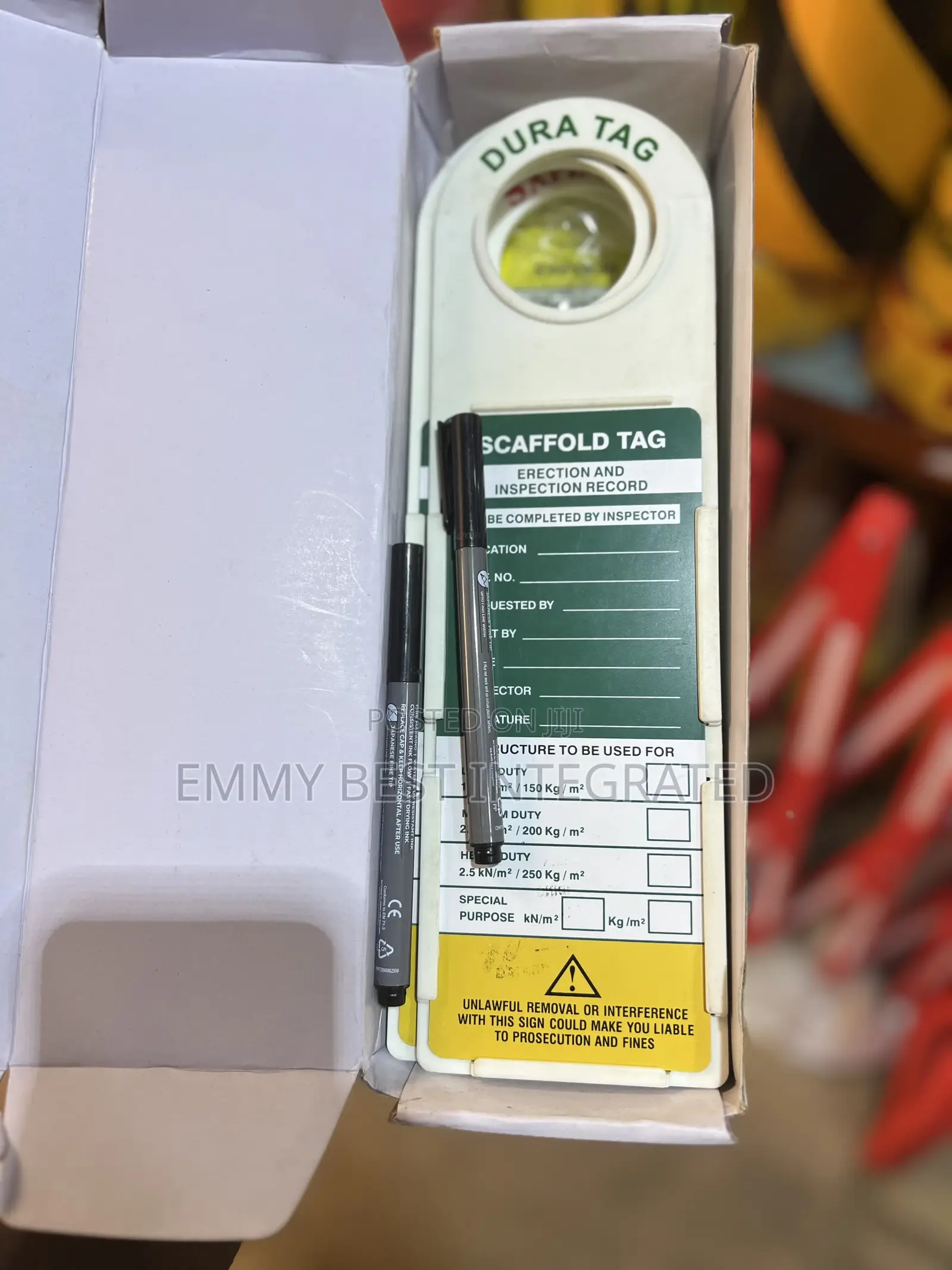 Scaffold Tag Holder