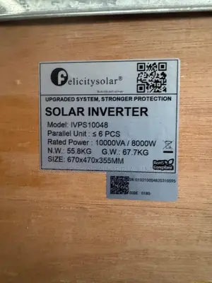 Felicity 10kva 48v Ivps Inverter