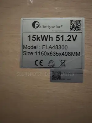 Felicity 15kwh 51.2v Lithium Battery
