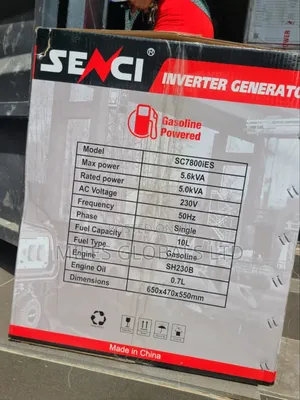 Senci Inverter Generator Sc7800ies