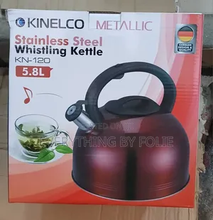 5.8 Litre Stainless / Colour Whistling Kettle