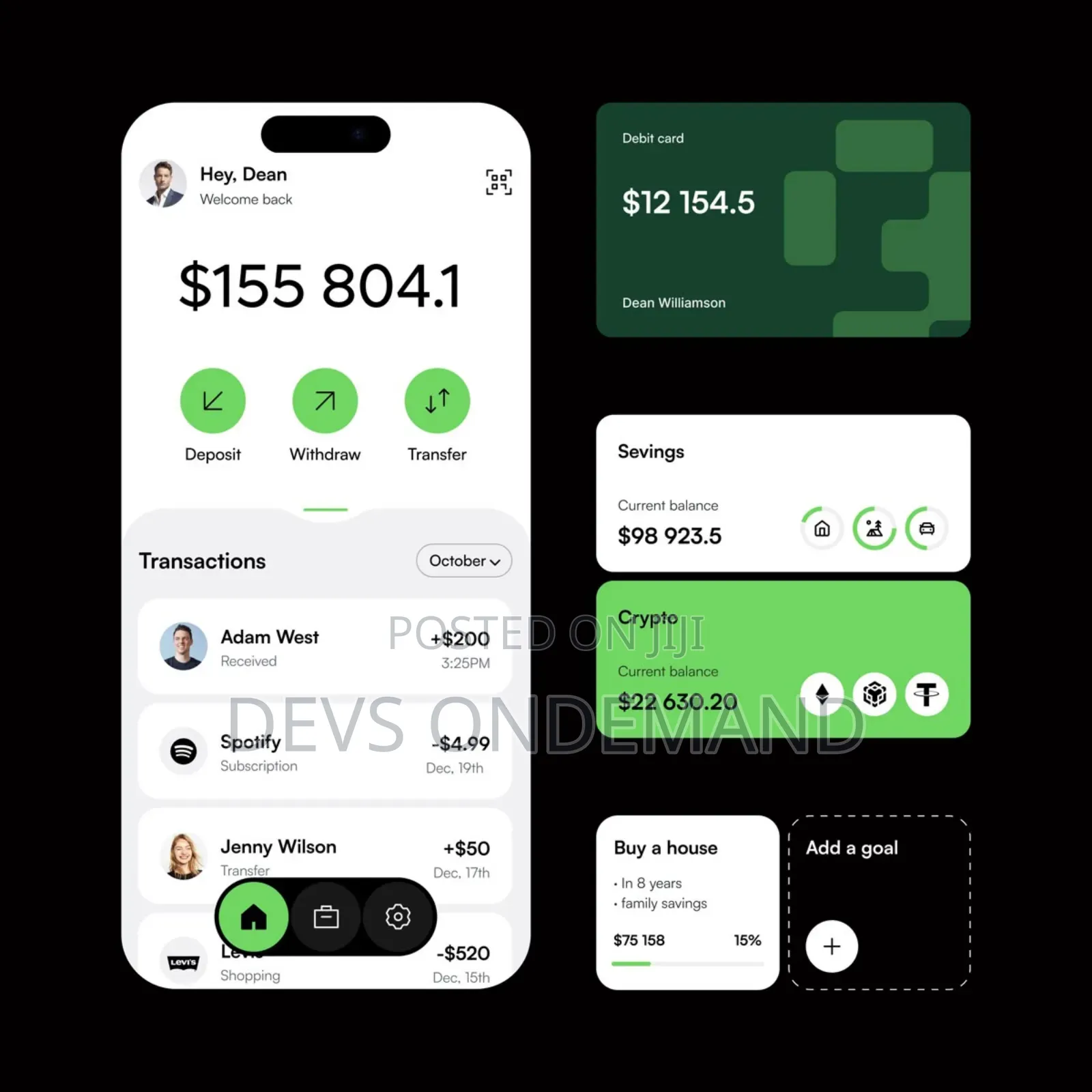 Make an Outstanding Payment App Ui Design
