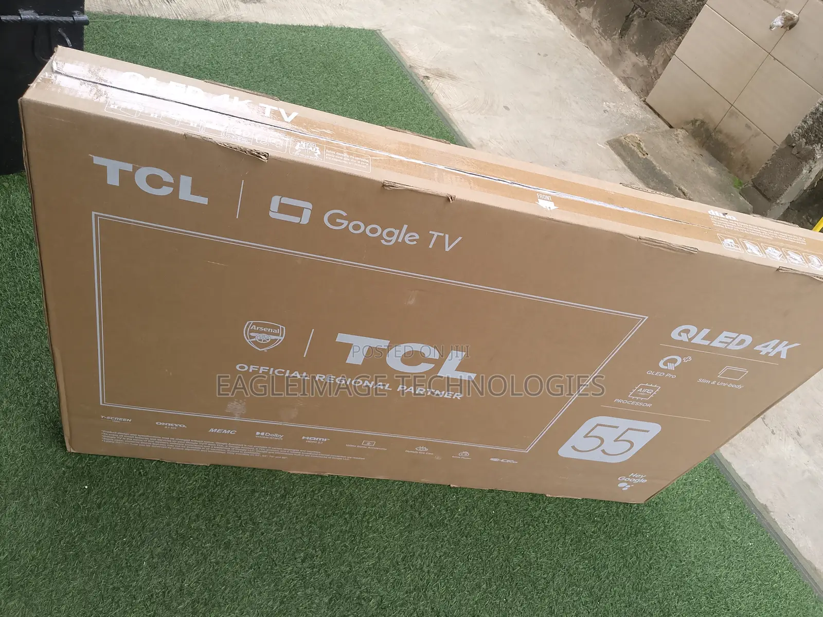 New TCL 55" Qled Uhd Smart Android Tv - Hdr10+, Vibrant Quantum Dot