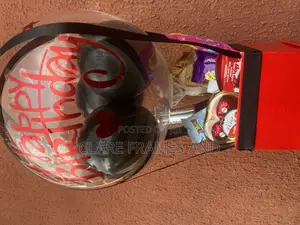 Helium Balloon Treat Box Filled With Goodies