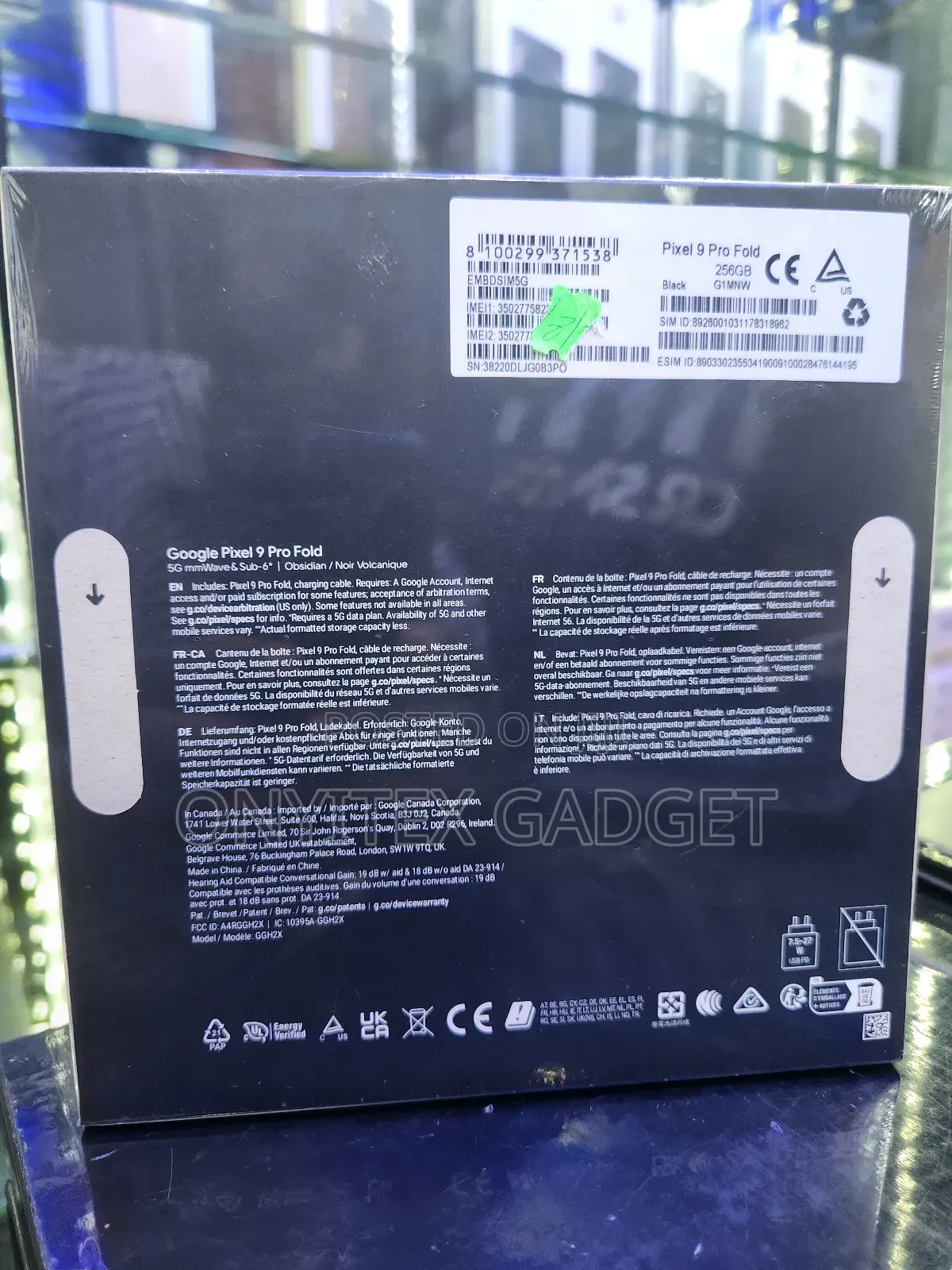 New Google Pixel 9 Pro Fold 256 GB Black