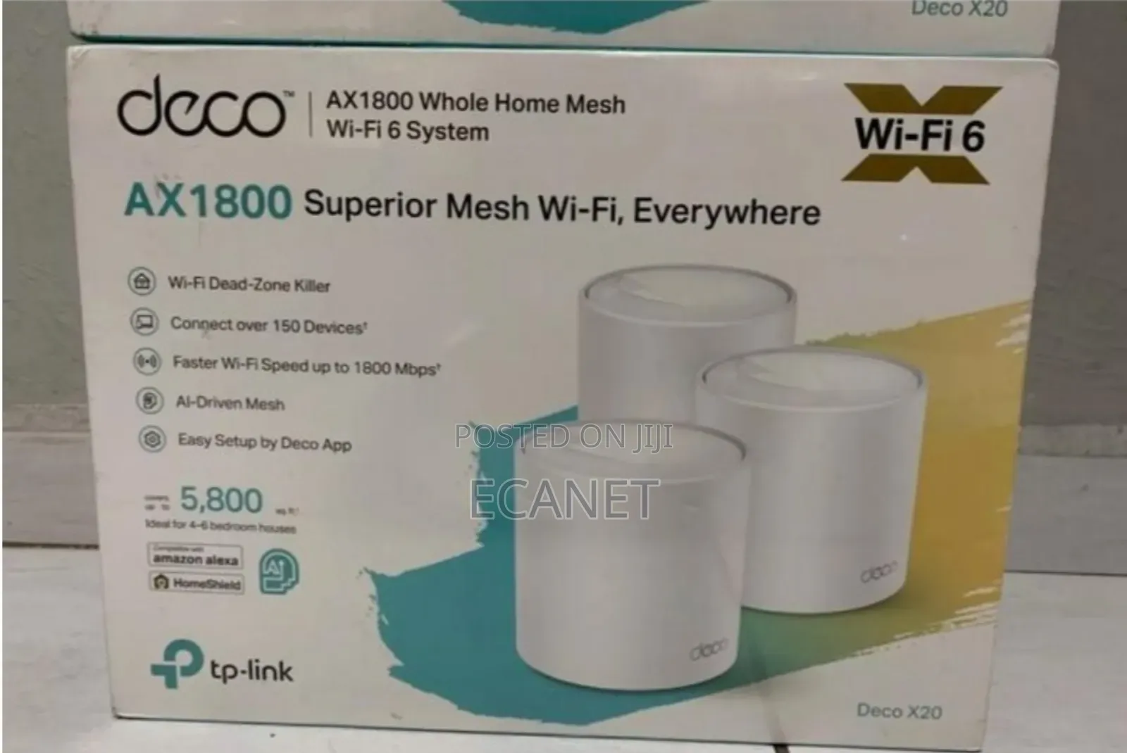 Tp-Link Deco Wifi 6 Mesh System(Deco X20)