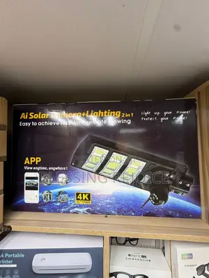 Ai Solar Camera With Lighting 2 in 1