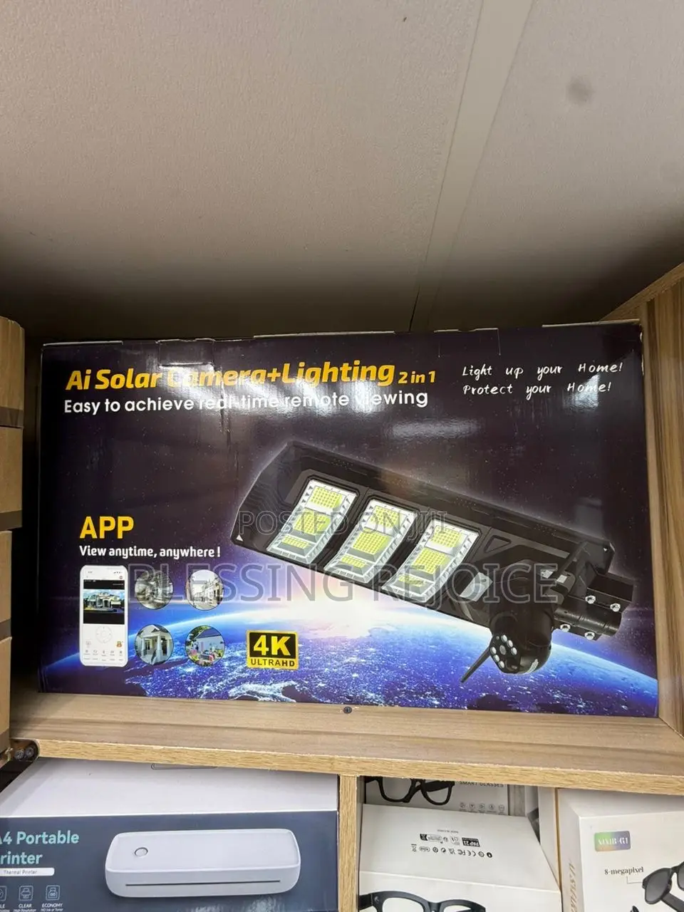 Ai Solar Camera With Lighting 2 in 1