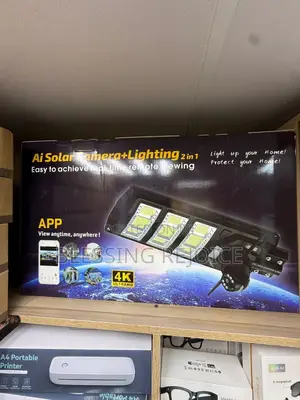Ai Solar Camera With Lighting 2 in 1