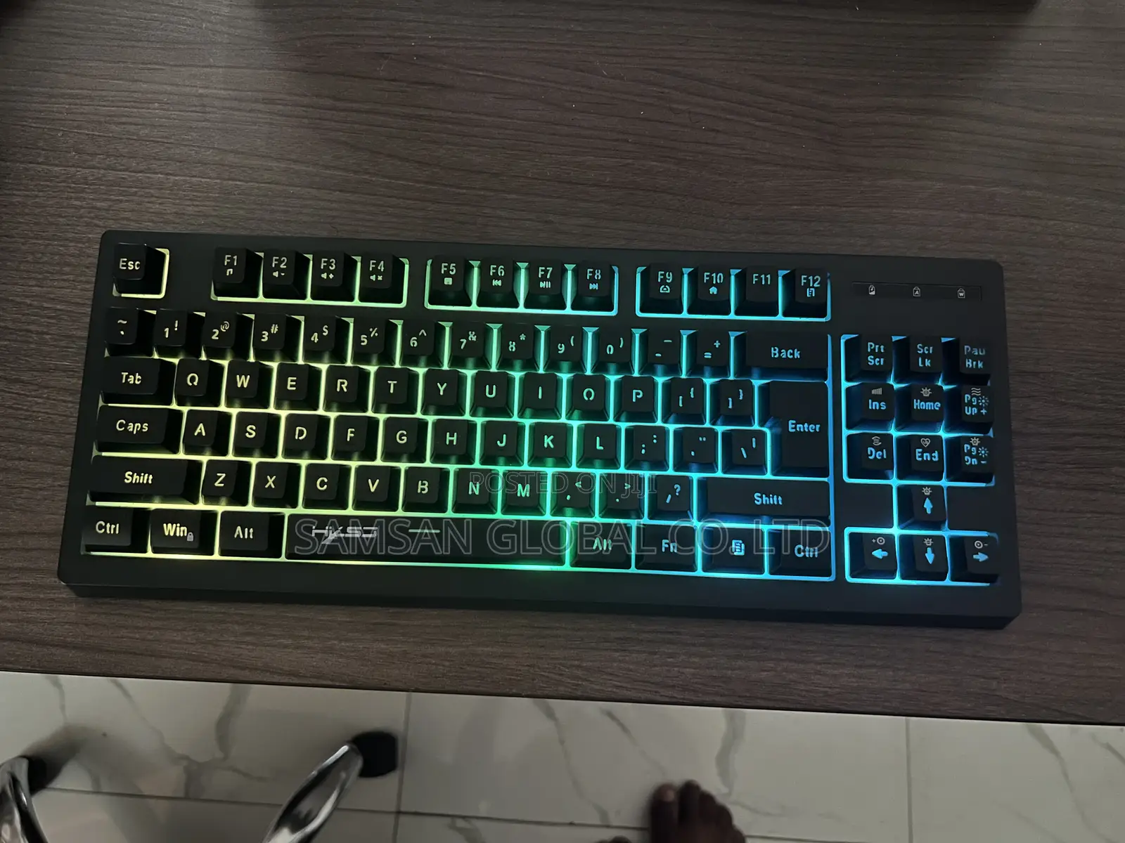 Wireless Keyboard With RGB Light