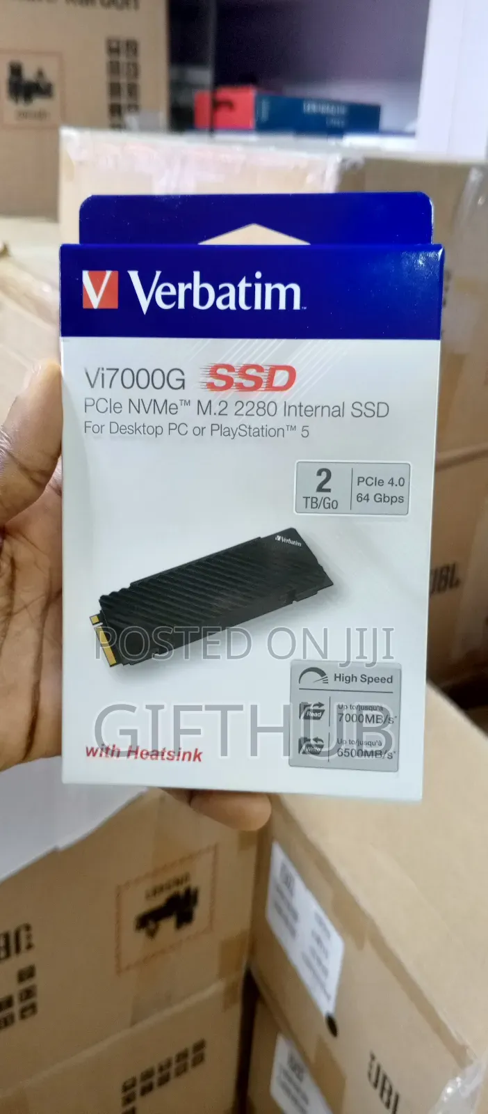 Verbatim Vi700 SSD 2tb With Heatsink for Ps5 Internal Memory