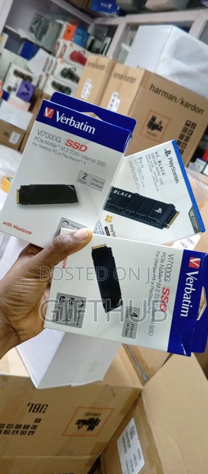 Verbatim Vi700 SSD 2tb With Heatsink for Ps5 Internal Memory