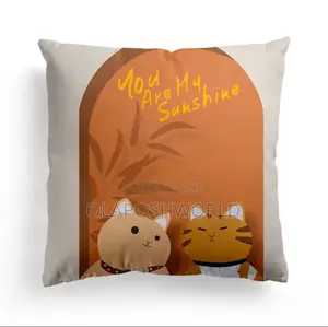 Square Shape Abstract Throw Pillow