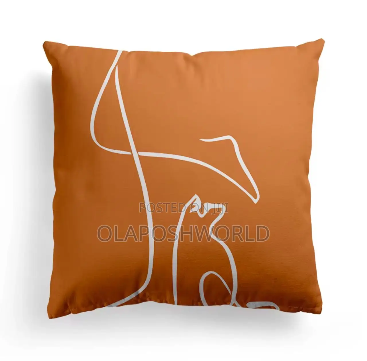 Square Shape Abstract Throw Pillow
