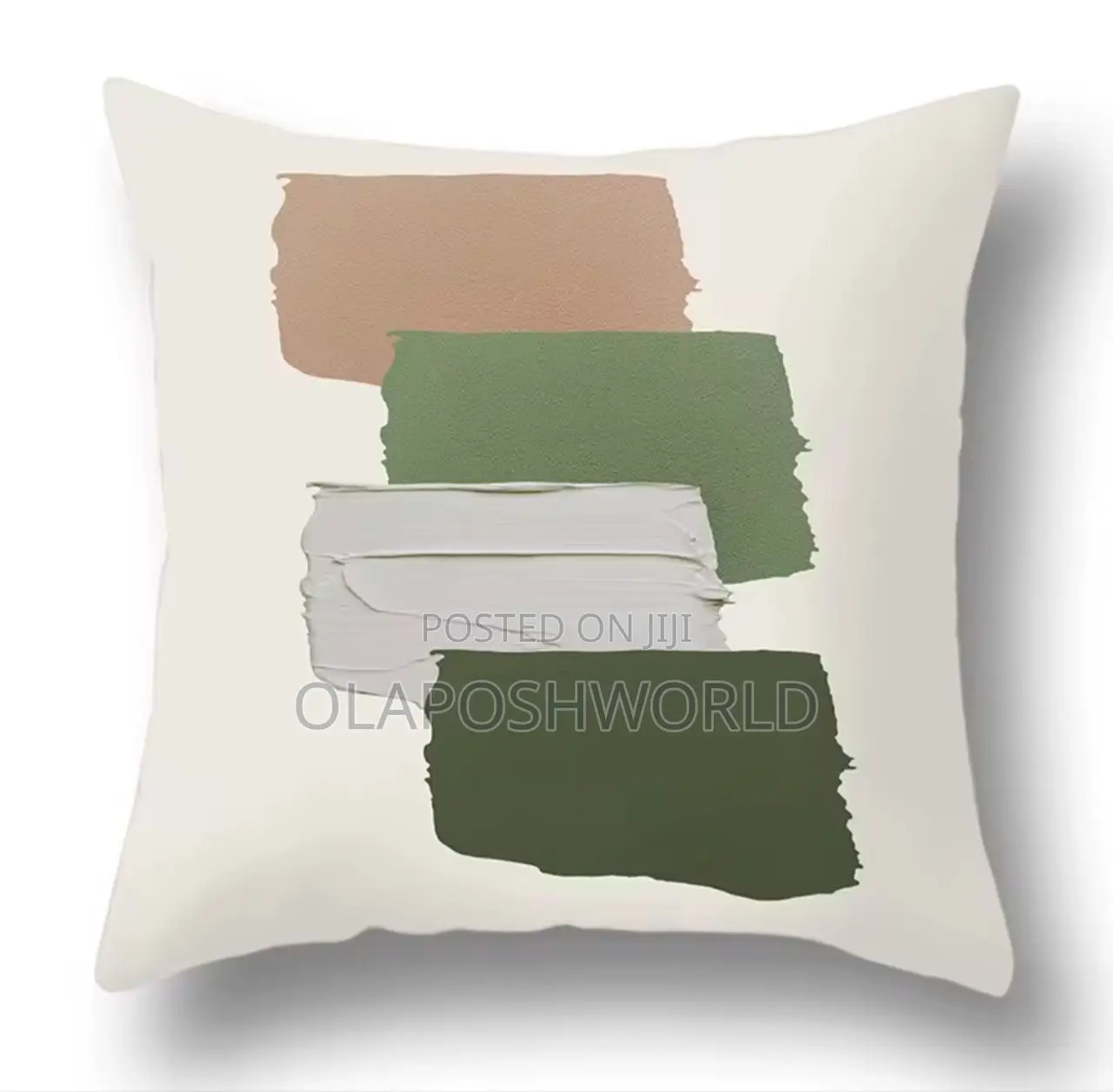 Square Shape Abstract Throw Pillow