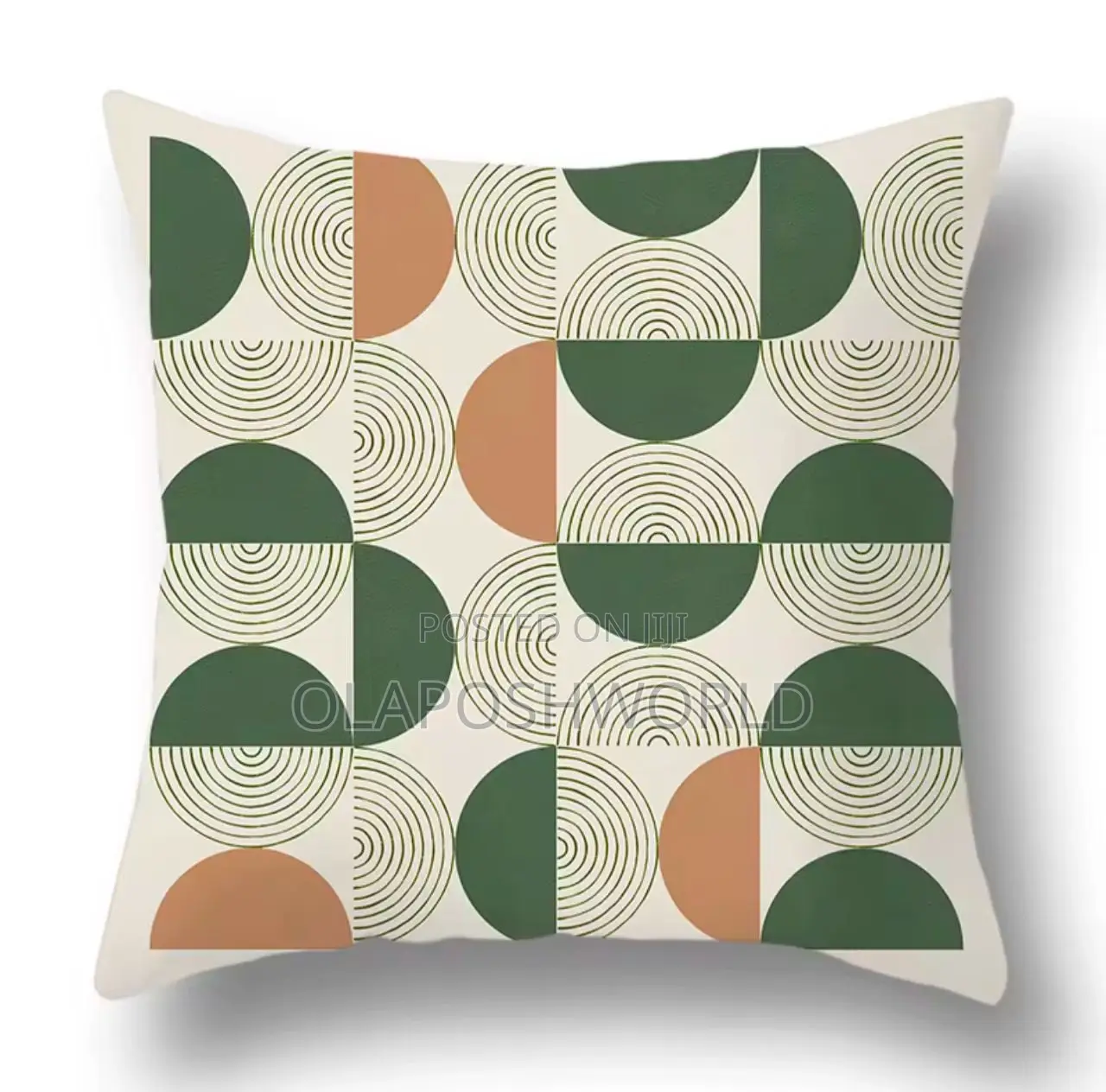 Square Shape Abstract Throw Pillow