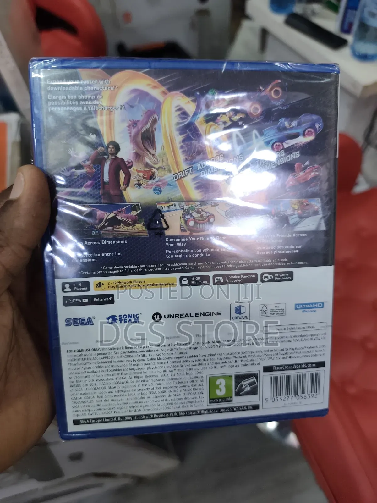 Ps5 Sonic Racing Crossworlds Game
