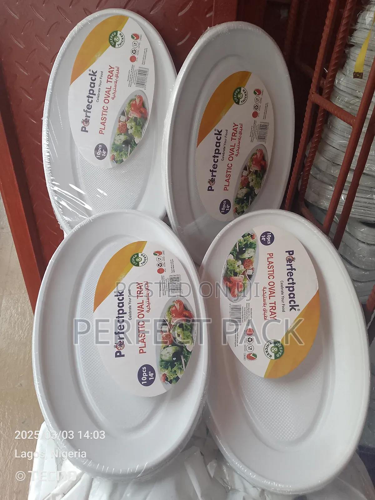 White Plastic Tray