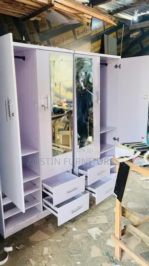 Immaculate  3 by 6 Wardrobe With Mirror
