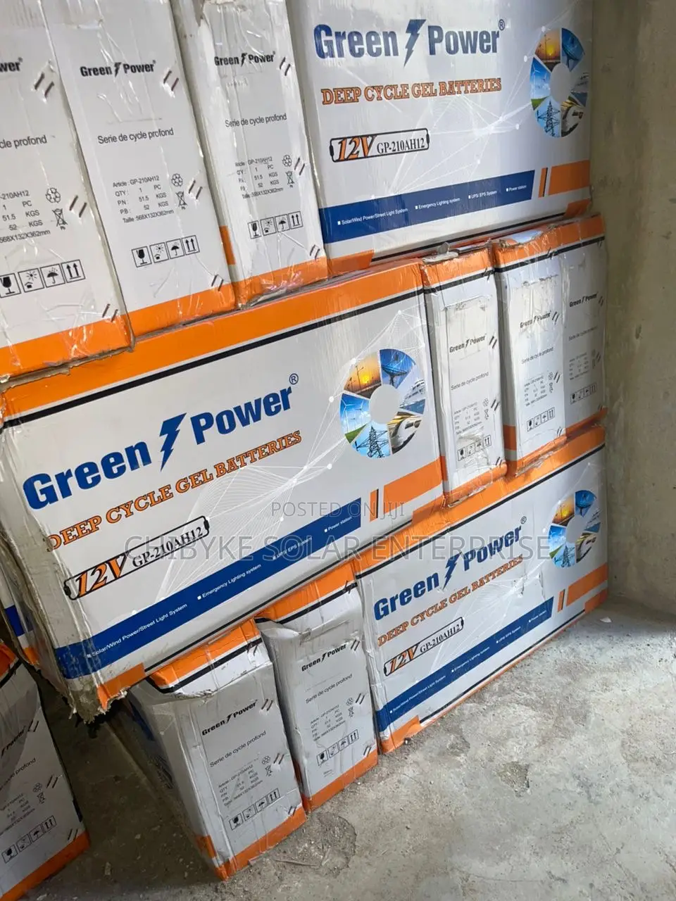 210ah Green Power (Slim) Dry Cell Battery