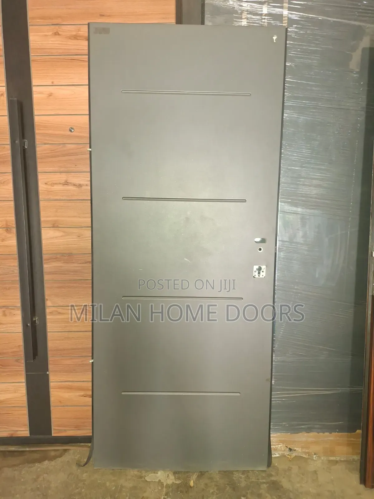 3ft Plain Gray Isreali Security Door