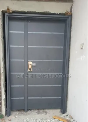 1.2m By 2.1m Gray Isreali Security Door
