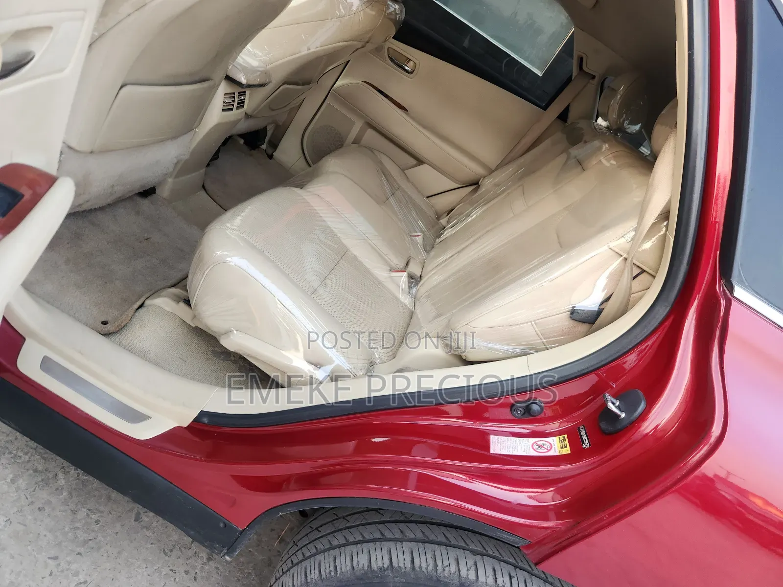 Lexus RX 350 AWD 2012 Red
