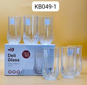 6pcs Crystal Water Glass