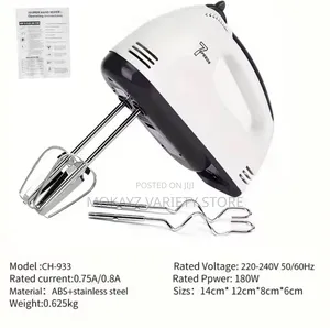 Sokany High Quality Electric Hand Mixer (With 7 Speed Level)