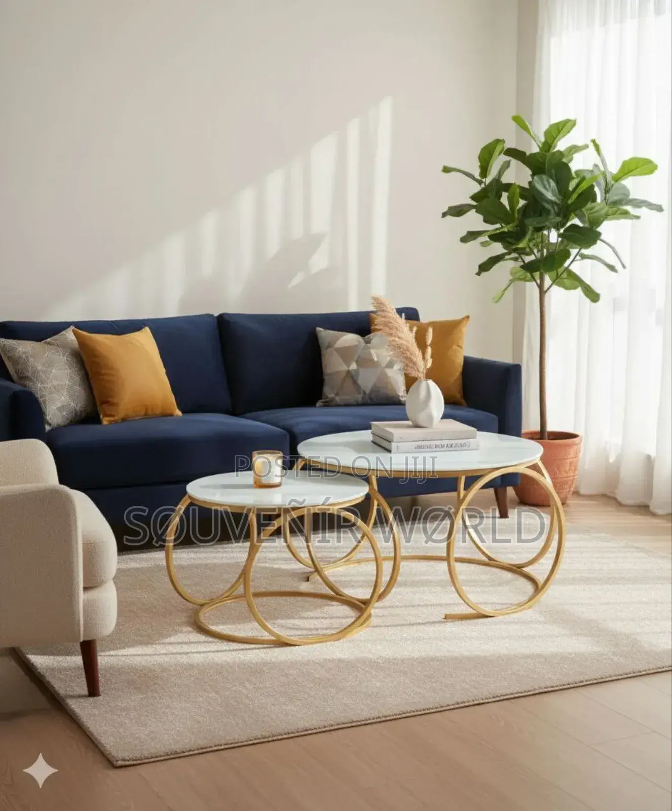 Nordic Glass Twin Table