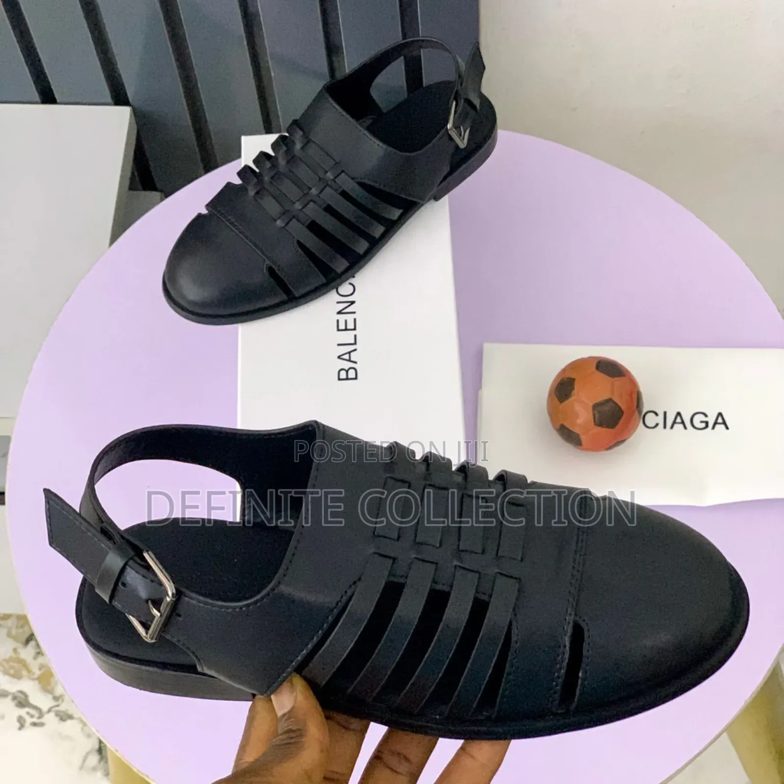 Balenciaga Top Quality Leather Sandals