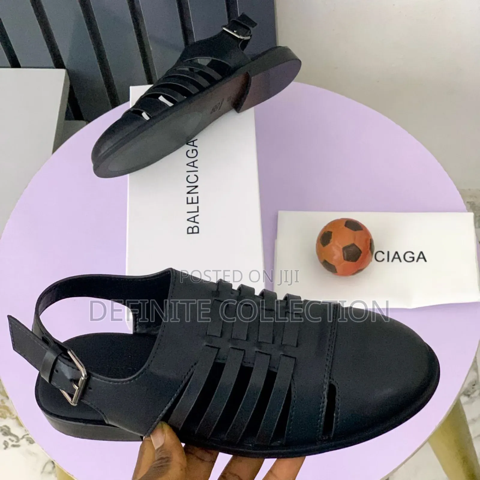 Balenciaga Top Quality Leather Sandals