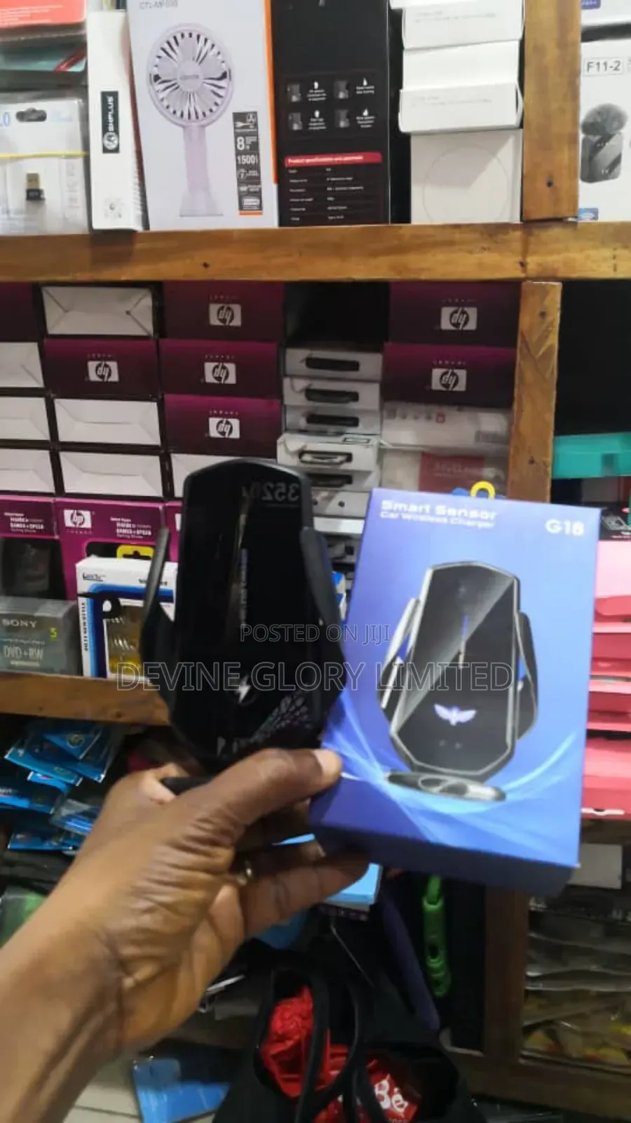 G18 Smart Sensor Car Wireless Charger Phone Holder