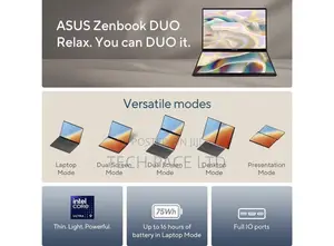 New Laptop Asus Zenbook Duo 14 32GB Intel Core Ultra 9 SSD 1T